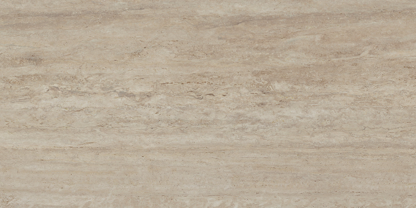 Travertino Noce Stone Look Porcelain Tile