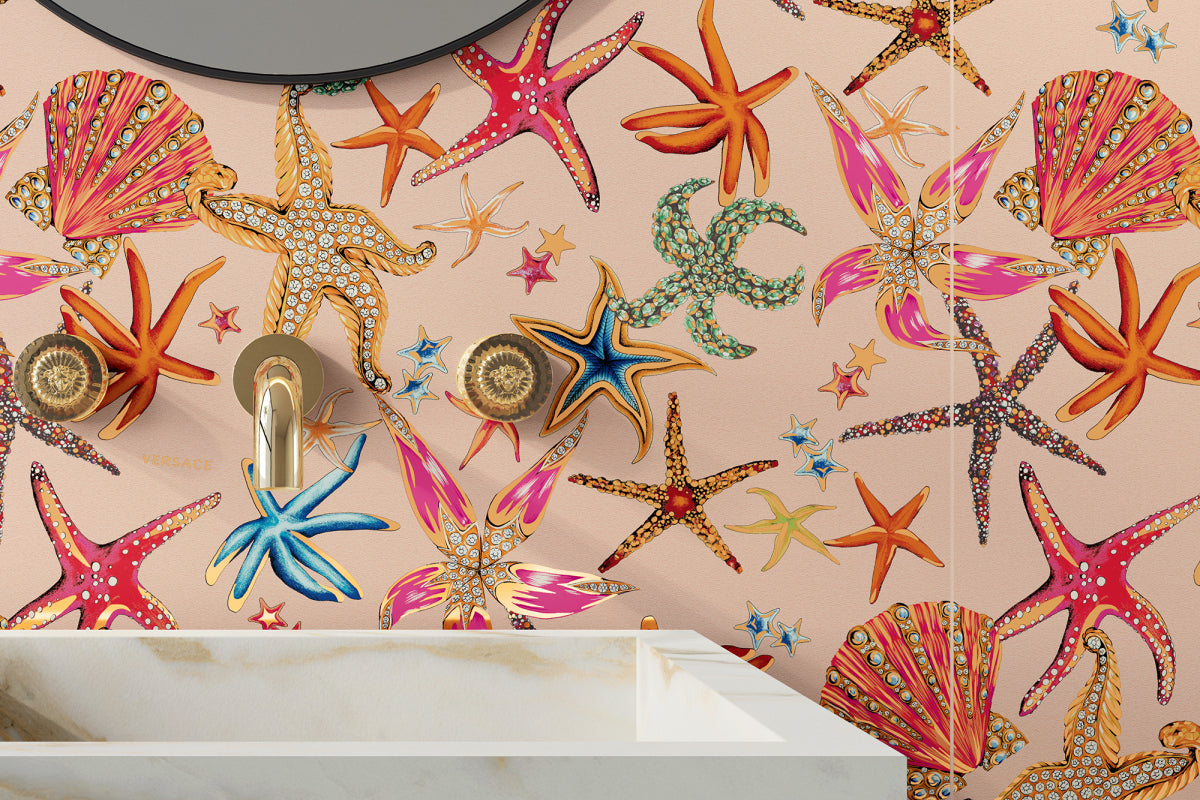 Versace Manifesto Tresor De La Mer White Iconic Look Porcelain Tile ...