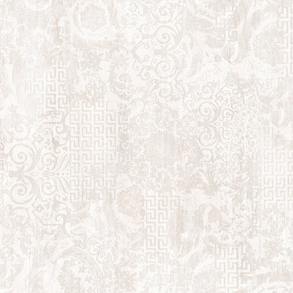 Versace Eterno White/White Patchwork/White Intreccio/White Barocco Timber Look Porcelain Tile