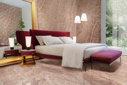 Versace GemStones Cristallo Rosa Stone Look Porcelain Tile