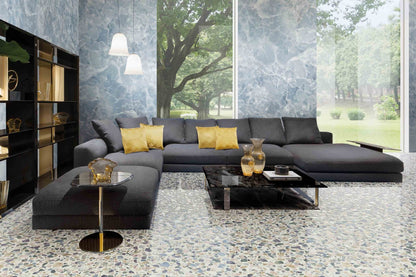 Versace GemStones White Shards Stone Look Porcelain Tile