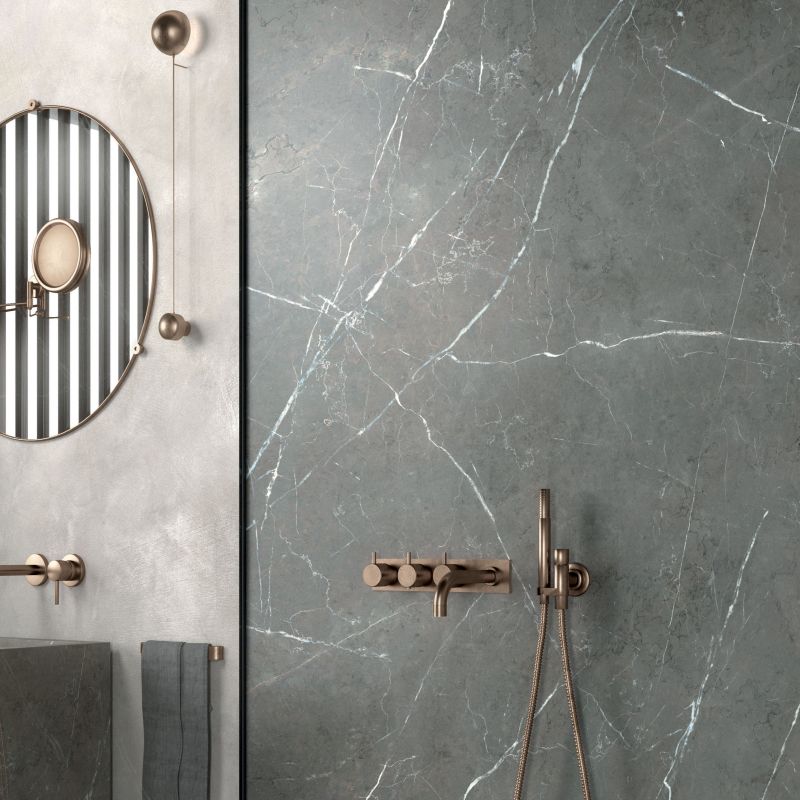 Nobile Grey Grafite Marble Look Porcelain Tile