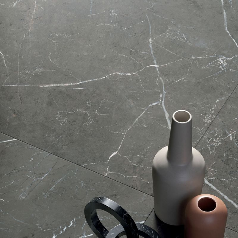 Nobile Grey Grafite Marble Look Porcelain Tile