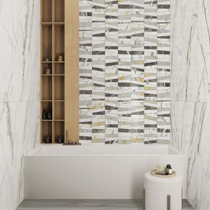 Epoque 21 Tesserae Marble Look Porcelain Tile