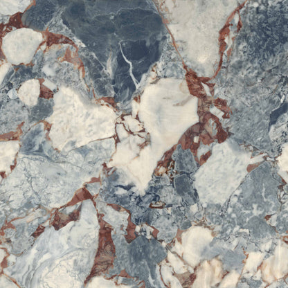 Versace Ocean Blue Marble Look Porcelain Tile