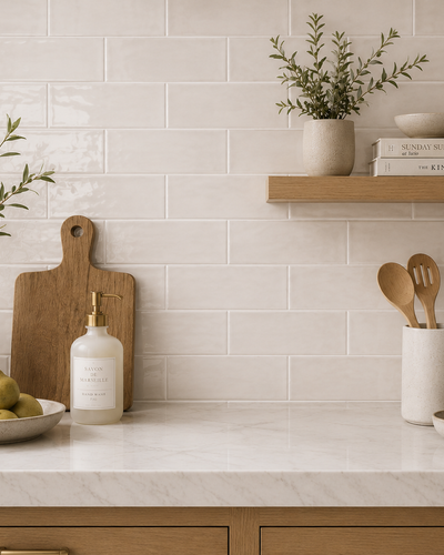 Acuarela Bone Subway Tile