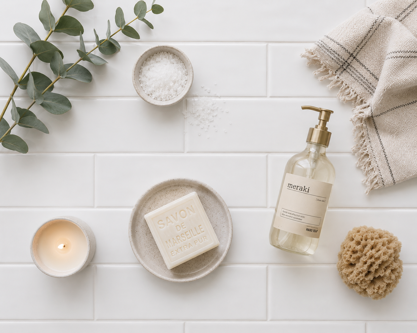 Acuarela Cloud Subway Tile