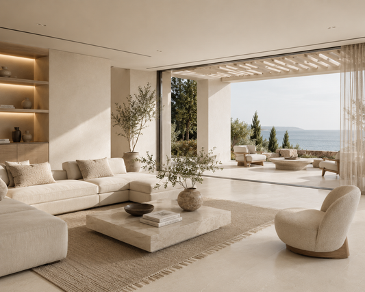 Mythe White Natural Stone Porcelain Tile