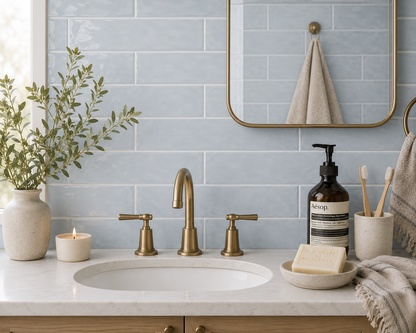 Acuarela Sky Subway Tile