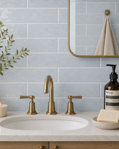 Acuarela Sky Subway Tile