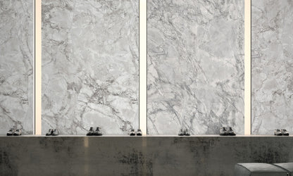 Porceluxe Superwhite Marble Look Porcelain Slab