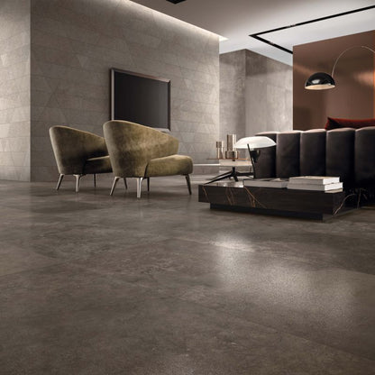 Hyper Taupe Concrete Look Porcelain Tile