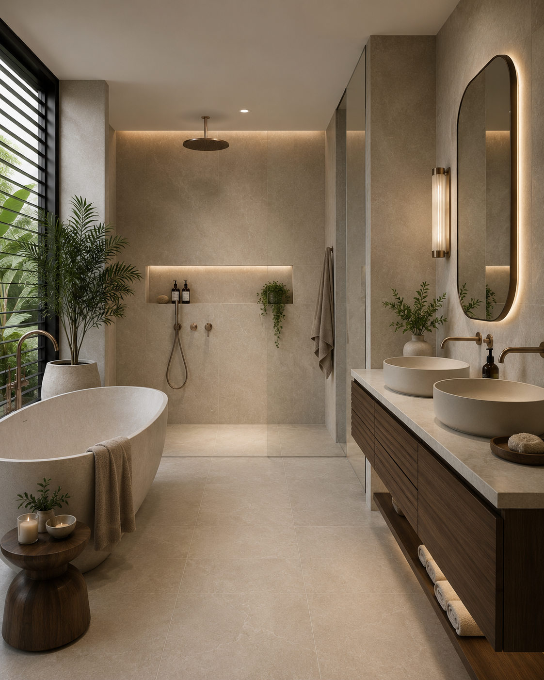 Limestone Beige Natural Stone Porcelain Tile