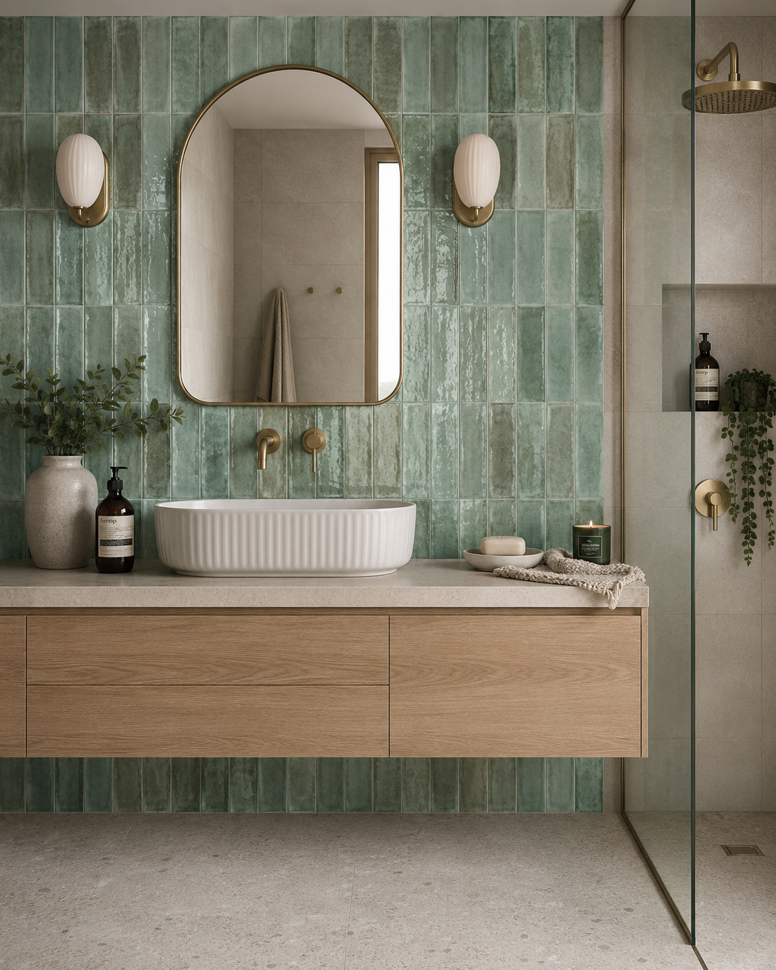 Hanoi Jade Gloss Subway Tile