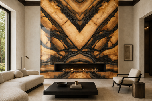 Tiger Stone Look Porcelain Slab