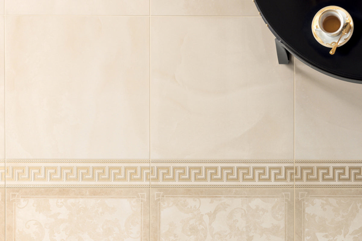 Versace Marble Beige Marble Look Porcelain Tile