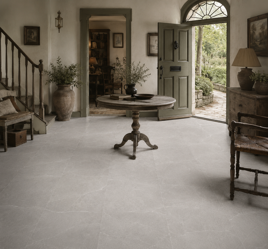 Shale Greige Natural Stone Porcelain Tile