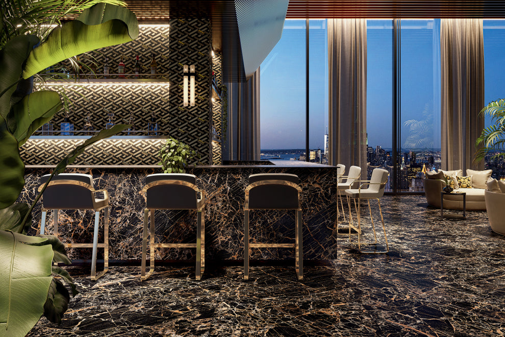 Versace Manifesto La Greca Maxi Kaki Iconic Look Porcelain Tile – Tiles ...