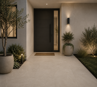 Natural Ivory Stone Look Porcelain Tile