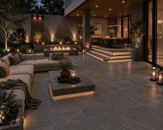 Shale Ash Natural Stone Porcelain Tile