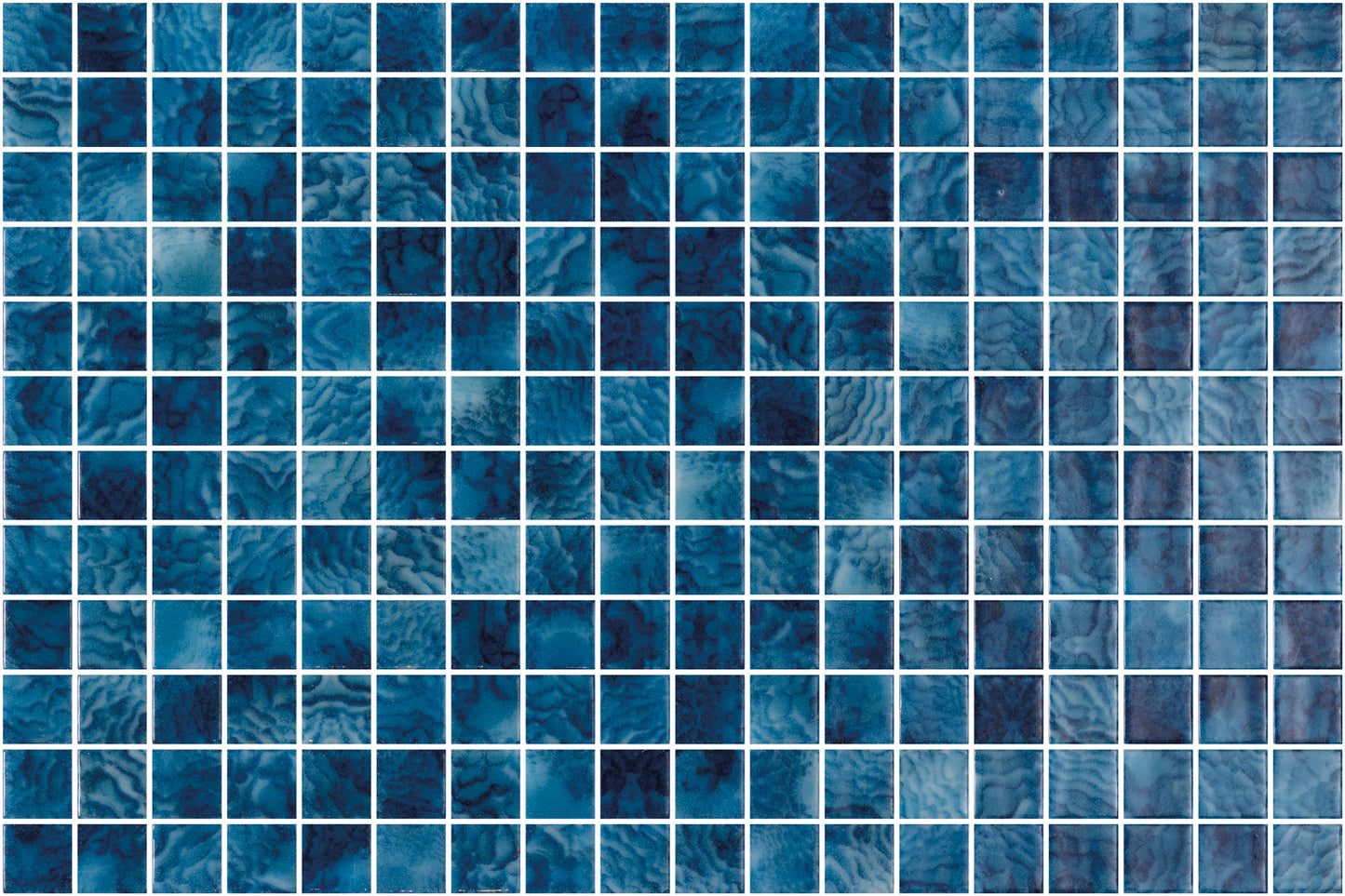 Aqualuxe Arrecife Blue Mosaic Tile