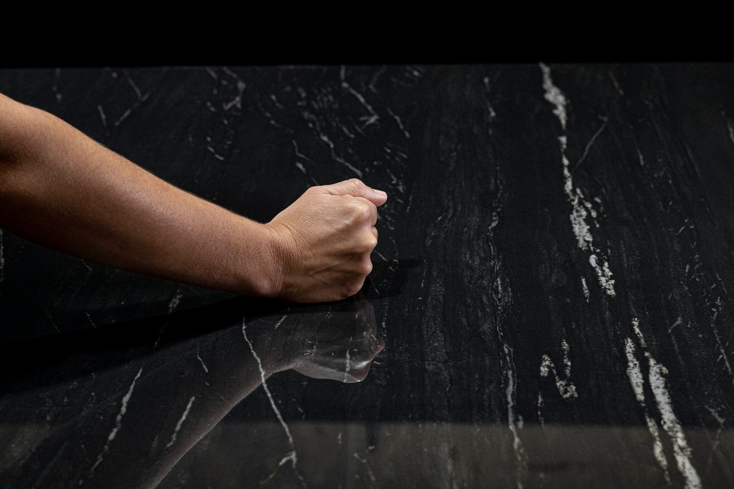 Porceluxe Belvedere Black Marble Look Porcelain Slab