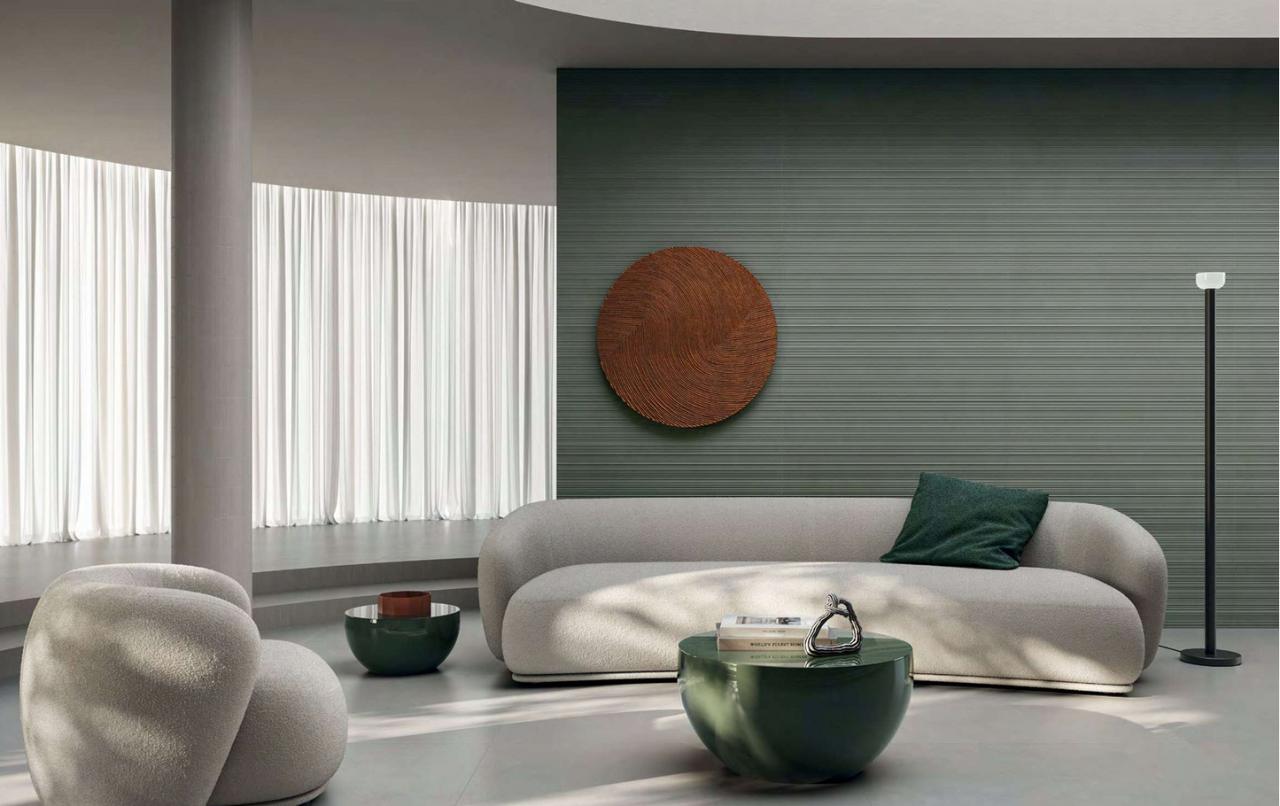 Nuances Bianco Concrete Look Porcelain Tile