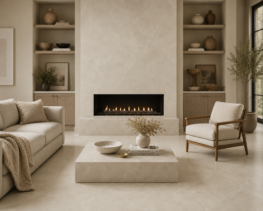 Arcadia Crema Natural Stone Porcelain Tile