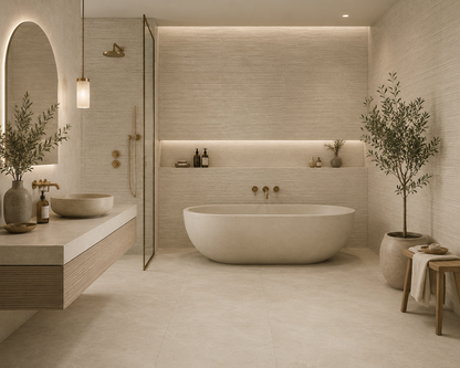 Arcadia Crema Natural Stone Porcelain Tile