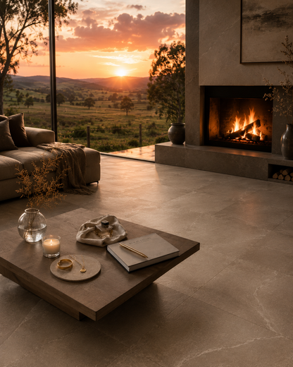Ardesia Taupe Natural Stone Porcelain Tile
