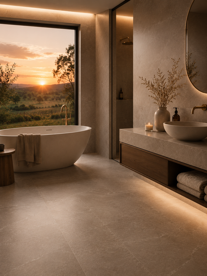 Ardesia Taupe Natural Stone Porcelain Tile