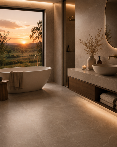 Ardesia Taupe Natural Stone Porcelain Tile