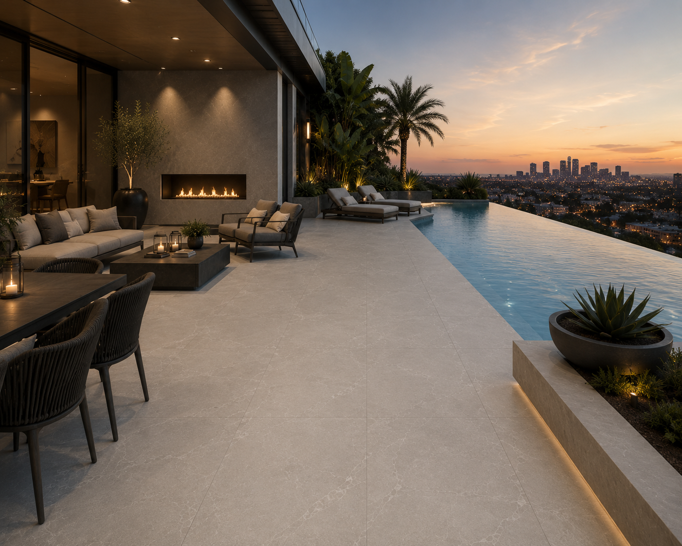 Ardesia Grey Natural Stone Porcelain Tile