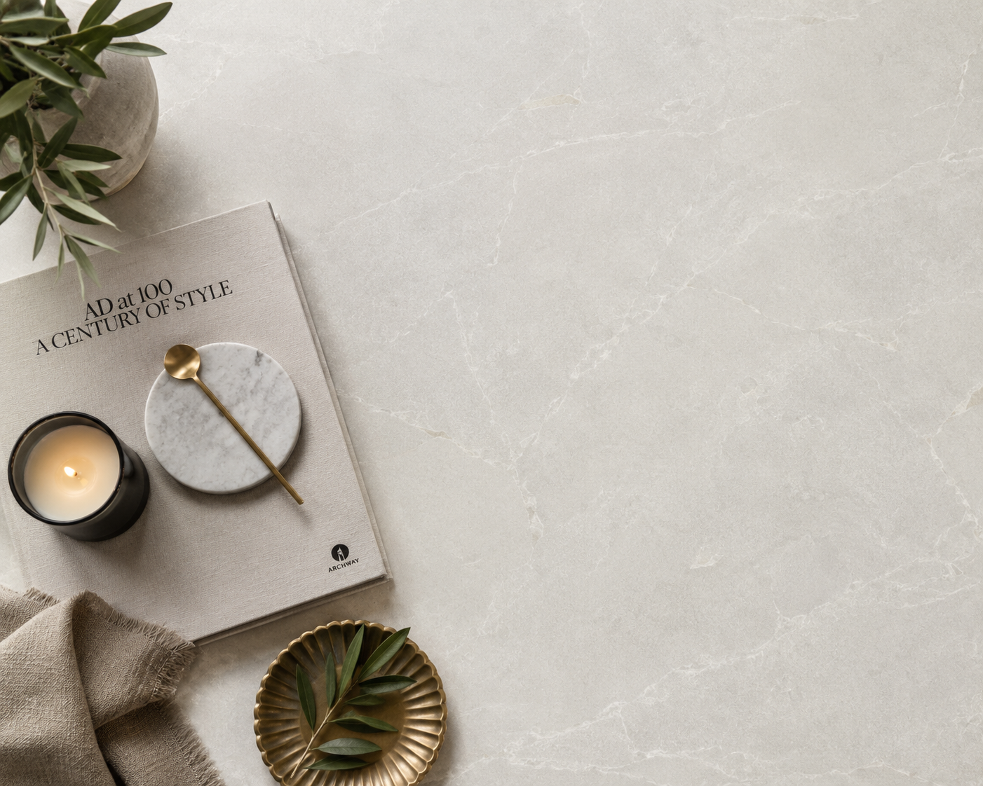 Ardesia Bianco Natural Stone Porcelain Tile