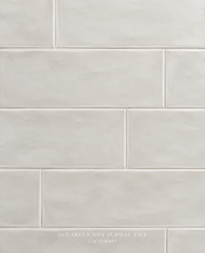 Acuarela Ash Subway Tile
