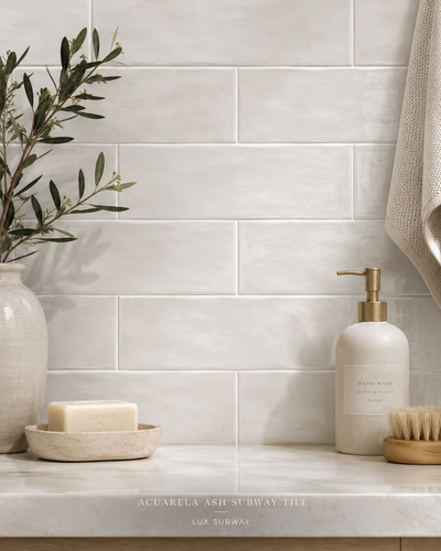 Acuarela Ash Subway Tile
