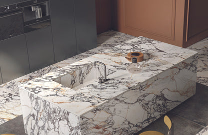 Porceluxe Corchia Gold Marble Look Porcelain Slab