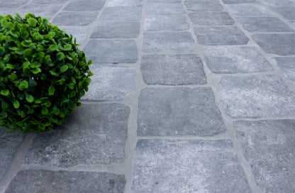 Country Cobble Stone Gris Porcelain Stone Look