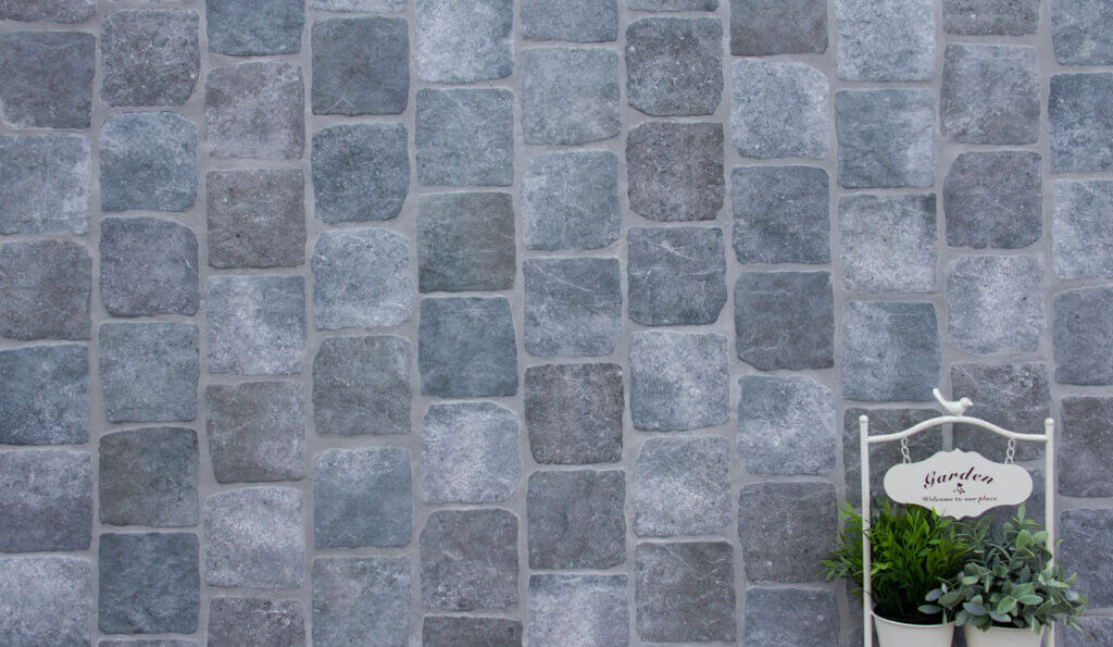 Country Cobble Stone Gris Porcelain Stone Look