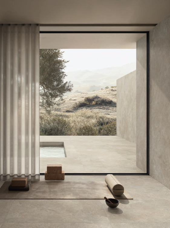 Arcadia Crema Natural Stone Porcelain Tile