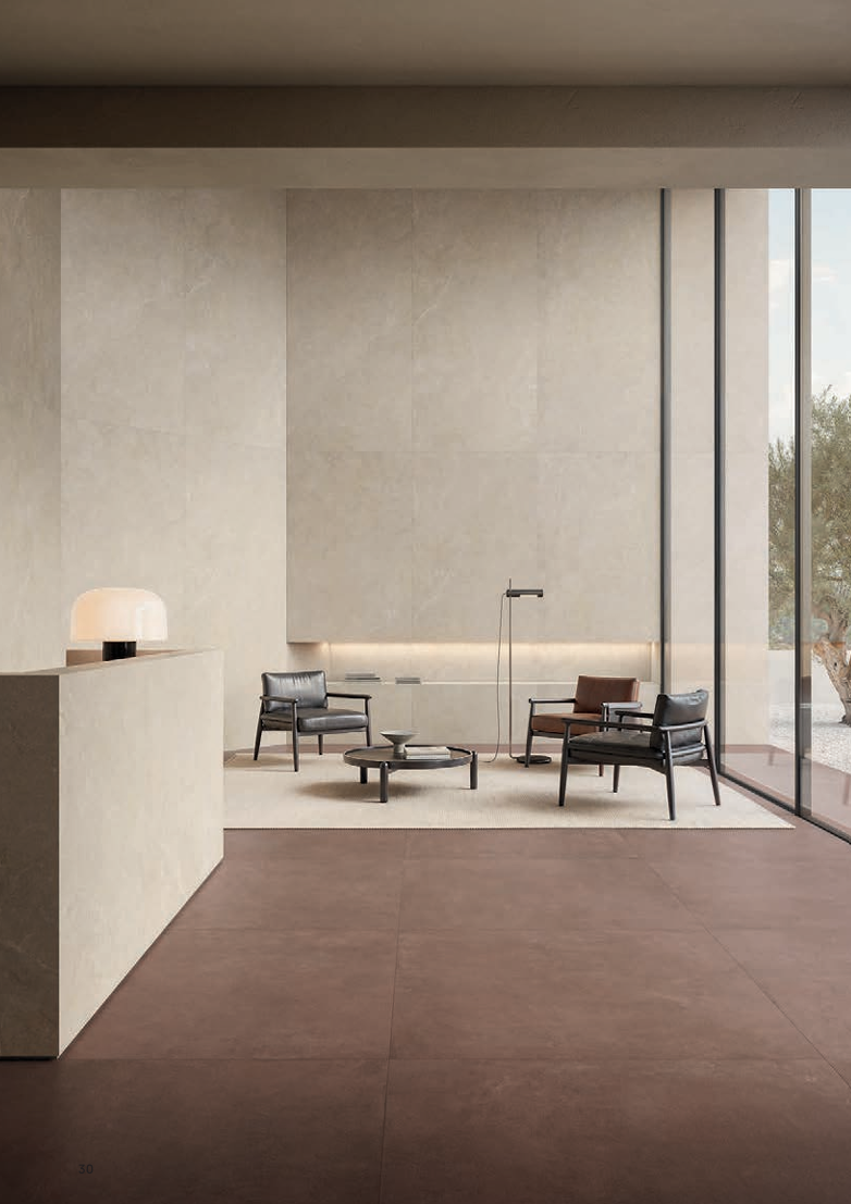 Concrete Earth Porcelain Concrete Look Tile