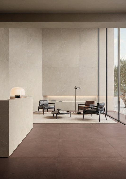 Concrete Earth Porcelain Concrete Look Tile