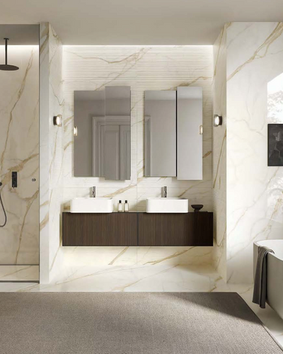 Marble Touch Calacatta Extra Marble Look Porcelain Look Tile