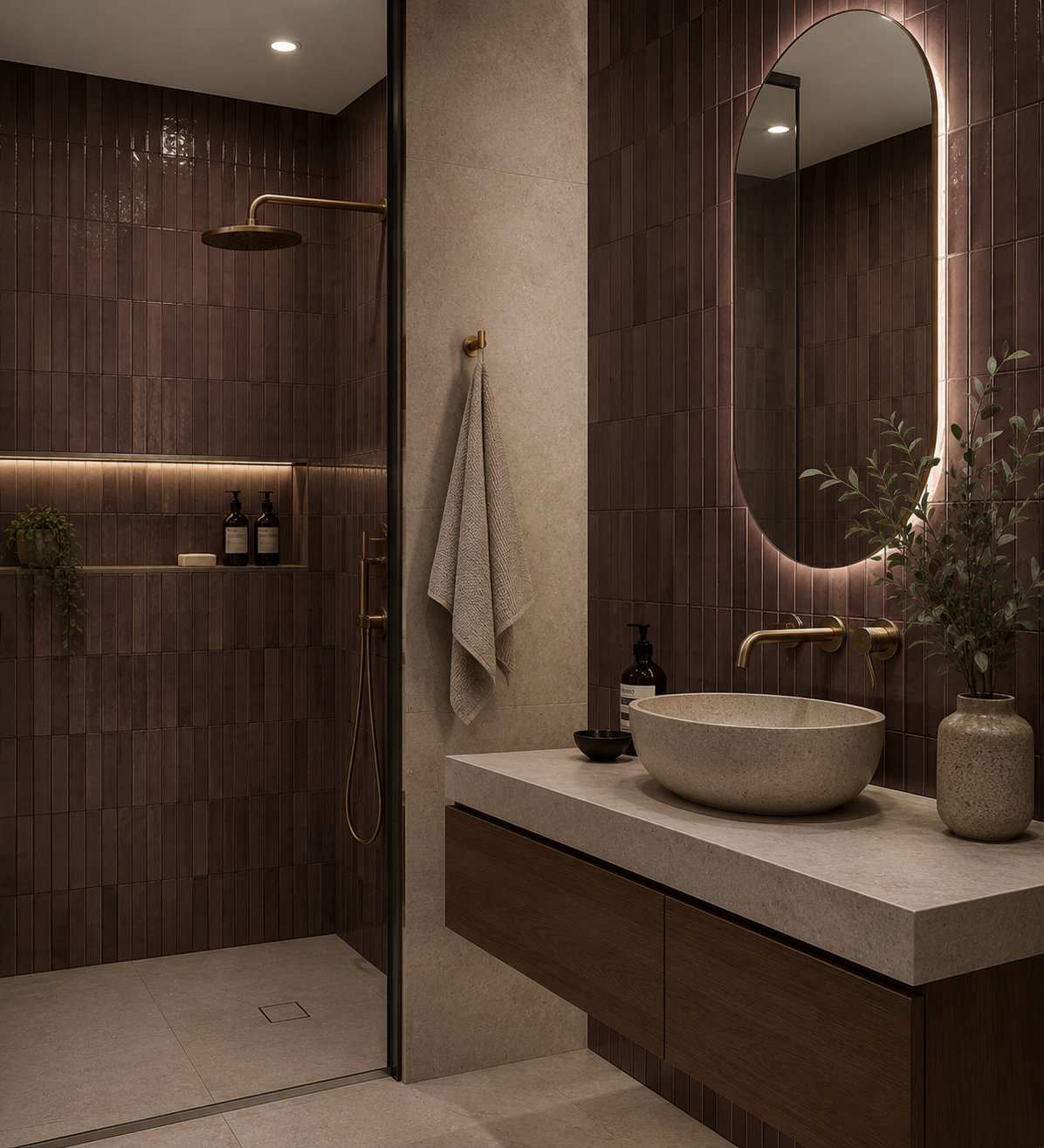 Home Grape Subway Tile