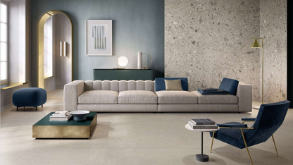 Silver Grain Grey Concrete Look Porcelain Tile