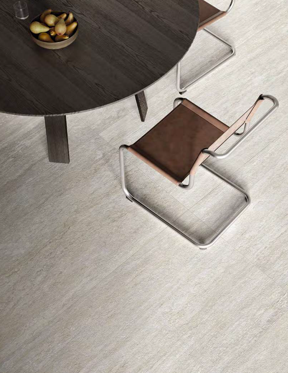Travertini Grigio Vein Cut Natural Stone Porcelain Tile