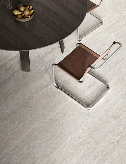 Travertini Grigio Vein Cut Natural Stone Porcelain Tile
