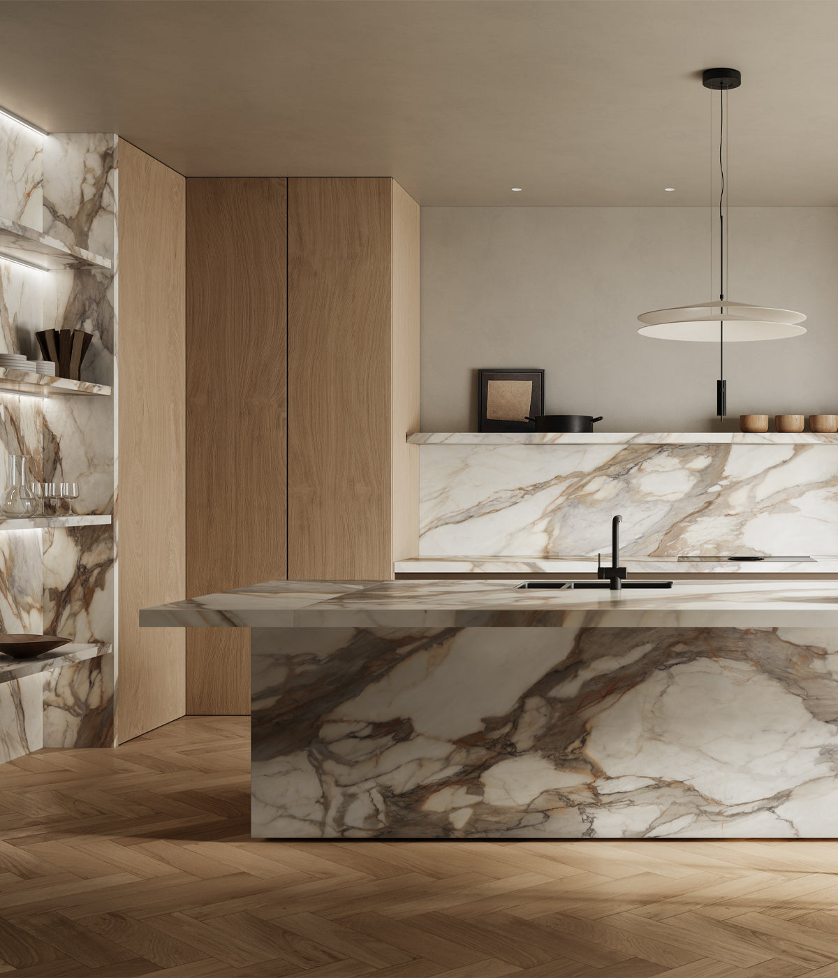 Porceluxe Porcelain Slab Calacatta Antico