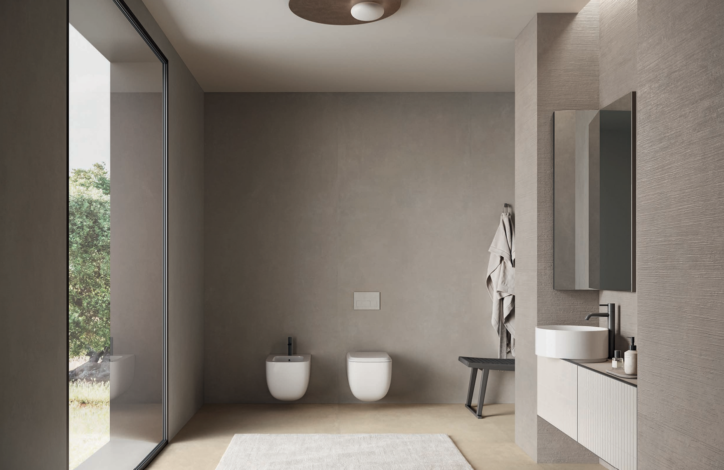 Concrete Land Porcelain Concrete Look Tile