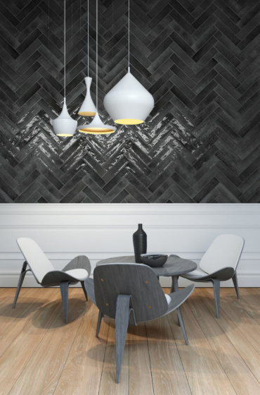 Home Licorice Subway Tile